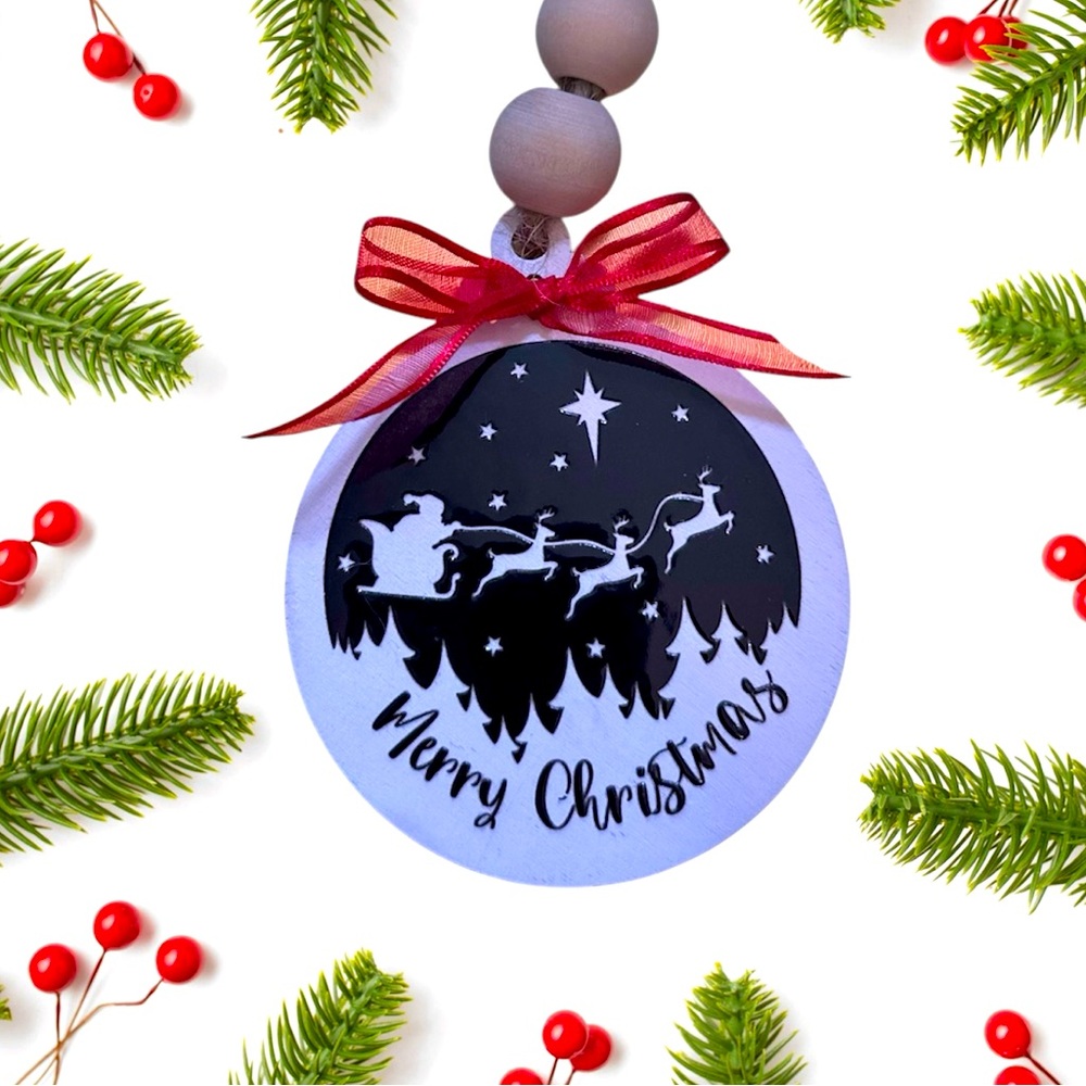 Set of 5 Christmas ornaments